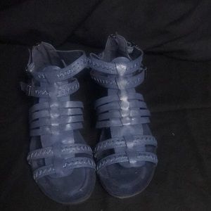 Blue Pierre Dumas 8 1/2 Sandles